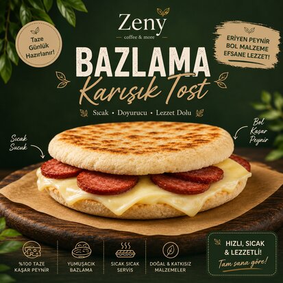 BAZLAMA KARIŞIK GURME TOST