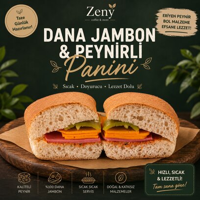 DANA JAMBONLU CHEDDAR PEYNİRLİ PANİNİ